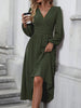 Dresses Woman Fall and Winter: Off-Shoulder Lantern Sleeve Pleated Long Dress Tops Skirts Y2k Clothes