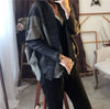 Yudx Pleated Long Sleeve Turndown Collar Cardigan Coats Woman Autumn Winter Loose Batwing Sleeve Short Jacket Designer Clothes