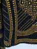 High Street F/W Designer Jacket Women's Metal Rivet Beaded Tweed Jacket