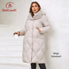 Women's Winter Jackets Plus Size Long Warm Parkas Elegent Hooded With Fur Classic Quilted Coats Women1165