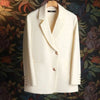 Women's Single Breasted Blazer Autumn Chic Casual Back Slit Design Niche Famale Suit Coat 2DB4253