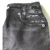 1pcs Women's Denim Print Leggings Females Slim Leggings Faux Jeans Leggings Lady Stretch Printed Tights Black Blue Pants