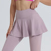 Yoga Pants Women's High Waist Tennis Skirt Fitness Speed Drying Running Pocket Sports Skirt Tight Pants