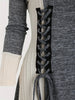Europe, America, Autumn and Winter, The Women's Dress with Long Sleeves and a Shoulder