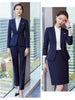 Novelty Wine Red Formal Women Business Suits with Skirt and Jackets Coat Ladies Office Professional Blazers Spring OL Styles