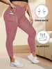 Women's High-Waisted Yoga Pants Plus Size Butt-Lifting Workout Leggings with Pockets Elastic Activewear for Gym & Running