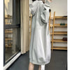 Plus Size Pullover Dress Oversize Thick Warm Women's Hoodies Autumn Loose Hoodies Sweatshirts Long Sleeve Streetwear Sports