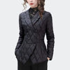 Light Thin Winter Clothes Cotton-padded Jacket Ladies Slim Short Ruffled Suit Parkas Coat Female Overcoat
