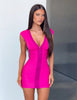 Women Halter V‑Neck Bandage Mini Dress Back Zipper Bodycon Wrap Short Pencil Dresses Evening Club Party Night Out Outfit