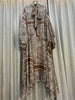 Autumn Irregular Midi Dress Female long Sleeve Elegant Loose Print Casual Party A-line Evening Dress For Women