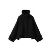 Stand Collar Woolen Bomber Jacket Women Chic Spring Autumn Long Sleeve Pocket Trench Coats Street Zipper Outerwear