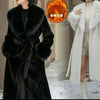 White Turn Coat Women's Autumn Winter Belt Woolen Coat Fur Coat Fragrant Wind High end Lightweight Short Fur Neck