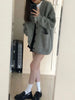 Autumn Winter Women Cardigan Sweater Coats Female Long Sleeve V-neck Loose Knitted Jackets Casual Sweater Cardigans