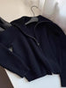 Women's Large Lapel Cashmere Sweater Coat Thick Loose Knit Turtleneck Cardigan for Autumn And Winter
