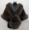 White Fur Shawl Jacket Women's Autumn Winter Faux Mink Fox Fur Dress Cheongsam Cloak Coats Thicken Warm Short Outwear