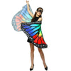 1pc Womens Butterfly Wings Polyester Butterfly Cape for Stage Dress-up Shawl Cloak Fancy Dress Costume 150x70cm