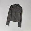 Yoga Suit Women's Standing Collar Long Sleeved Sports Jacket Running Training Fitness Top Windproof Running Suit