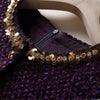 Womens Dresses Small Fragrant Tweed Vest Skirt Beaded Sequined Tweed A word Loose Dress Spring and Autumn Women's Dress
