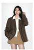 Retro Women Blazers Korean Casual Laple Loose Solid Office Lady Suit Jackets Female Clothing Spring Autumn