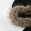 Autumn Winter Faux Fur Collar Solid Hooded Coats Women Casual Slim Waist Zip Hoodies Gothic Jackets Chic Streetwear