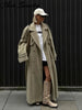 Casual Solid Long Women Coat Urban Full Sleeve Belt Double Breasted Female Jacket Autumn Winter Chic Lady Streetwear