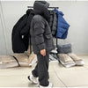 Drawstring Women's Winter Padded Jacket Pant Suits Hooded Full Sleeve Warm Jackets Pants Thicken Casual Lady Outfit