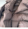 Lagabogy Winter Puffer Jacket Women Short 90% White Duck Down Coat Female Streetwear Warm Parkas Removable Sleeves Outwear