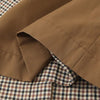 Double Sided Plaid Long Jackets For Women Single Breasted Long Sleeve Commute Street Female Trench Coat Autumn Chic Outwear