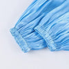 Loose Satin Lantern Pants High Waist Elastic Crepe Loose Bloomers Elegant Long High Waist Trousers Women