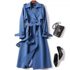 Women's High-quality Temperament Commuting Loose Casual Korean Style Coat Over the Knee Women's Coat