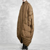Cocoon Thicker Warm Duck Down Coats Women's Fluffy Down Coat Female Winter Bat Sleeved Oversized Warm Down Parkas wy1814