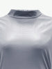 Classic Bodycon Lace-up Women's Dress Solid Hip Wrap Buttons Midi Short Dressses With Sleeves High Neck Woman Clothing