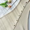 Brand Knitted Maxi Dress Elegant Turn-down Collar Embroidery Long Sleeve Shirt Dress Lady Sweater Vestidos