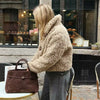 Women's Teddy Coat Faux Sheepskin Coats for Women Warm Winter Woman Coat Fluffy Jacket Women Short Hairy Coat Woman