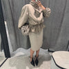 Printed Oversized Drawstring Waist Jackets Women Street Stand Collar Full Sleeve Zipper Slim Coats Autumn Chic Ladies Outerwears