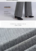 Thickened Woolen Wide-leg Autumn Winter Herringbone Makes It Look Slim Straight-leg Casual Pants Women