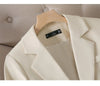 Autumn Winter Women Blazer Ladies Long Sleeve Formal Jacket Coat Black Pink Apricot Blazers Female Casual Tops Outerwear
