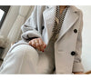 101801 Women Coat Winter Women's Jacket 10% Cashmere 90% Wool Classic Camel Wool Coat