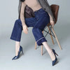 Winter Jeans for Women Velvet Warm Wide Leg Jeans Ladies Stretch Denim Pants Straight Trousers Fleece Cold Jean Mujer
