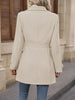 Autumn/Winter Women's Casual Coat Flattering Loose-Fit Notched Lapel Single-Row Multi-Button Mid-Length Wool Blazer