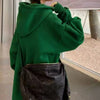 Plus Size Hooded Loose Long Hoodie Thick Fleece Sweatshirts Coat Winter Midi Dress Warm Women's Oversize Jacket Casual Outerwear
