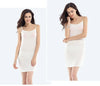 SuyaDrea Women's Silk Viscose Knit Slip Dress, Scoop Neck Spaghetti Strap Mini Underskirt, Lightweight Anti-Chafing Inner Dress