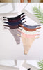 4PCS/Set Silk Seamless Thongs for Women Sexy Low Rise Panties Female Ultra Thin Breathable Underwear G-String T-Back Underpants