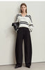Minimalist Women's Casual Pants Winter Classic Versatile Warm Elastic Drawstring Loose Pants Female Trousers 12424082
