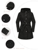 Spring Autumn Hooded Water-repellent Jacket with Belt Thin Casual Loose Trench Coat Women Windbreaker