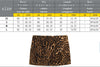 Long Sleeve Blazers Top Women 2 Pieces Leopard Printed Mini Skirt Sets Women's Suit Two Piece Set Women Outfit