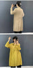 Lightweight Women's Pleated Trench Coat Autumn Chic Loose Single Breasted Stand Collar Long Windbreaker 2DB5549