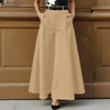 Stylish Women's Wide Leg Pants Elegant High Waist Loose Solid Color Trousers Autumn Commuting Streetwear S-3XL