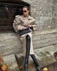 Solid Lapel Lace Up Trench Coat Women Casual Long Sleeve Short Loose Short Coat Lady Autumn Daily Commute Street Outwear