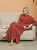 Abaya Dress Muslim Robe Abaya Ramadan Ladies Long Sleeve Islamic Dress Middle East Abayas Women Clothing Without Hijab